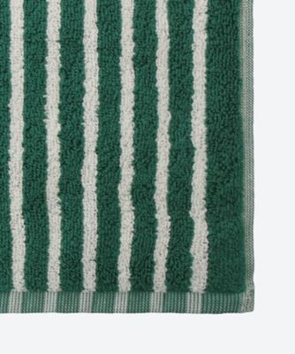 ハンドタオル Teal Green Stripes 50