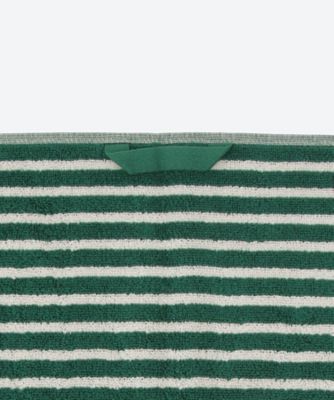 バスタオル　Ｔｅａｌ　Ｇｒｅｅｎ　Ｓｔｒｉｐｅｓ　７０×１４０ｃｍ