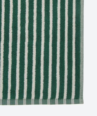 バスタオル　Ｔｅａｌ　Ｇｒｅｅｎ　Ｓｔｒｉｐｅｓ　７０×１４０ｃｍ