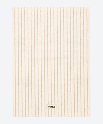 ＜TEKLA＞バスマット　７０×５０ｃｍ　Ｓｉｅｎｎａ　Ｓｔｒｉｐｅｓ