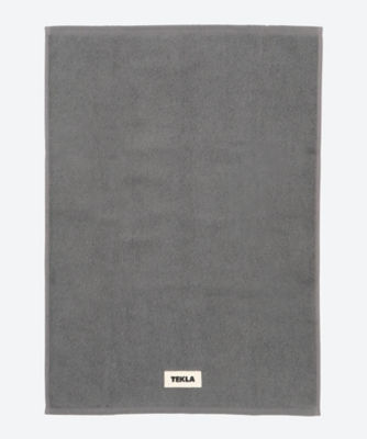 ＜TEKLA＞バスマット　７０×５０ｃｍ　Ｃｈａｒｃｏａｌ　Ｇｒｅｙ