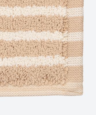 バスマット　Ｉｖｏｒｙ　Ｓｔｒｉｐｅｓ　７０×５０ｃｍ