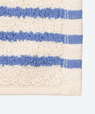 バスマット　Ｃｏａｓｔａｌ　Ｂｌｕｅ　Ｓｔｒｉｐｅｓ　７０×５０ｃｍ