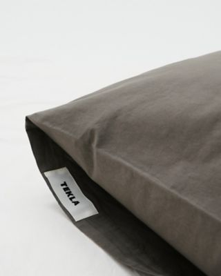 枕カバー Dark Taupe 50×70cm | TEKLA/テクラ | 三越