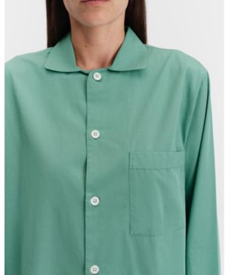 パジャマシャツ　Ｖｉｎｔａｇｅ　Ｇｒｅｅｎ　Ｓサイズ