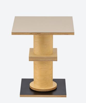 Square Column Table TAUPE