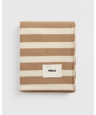 ＜TEKLA＞ブランケット　Ｈｅｒｅｆｏｒｄ　Ｓｔｒｉｐｅｓ