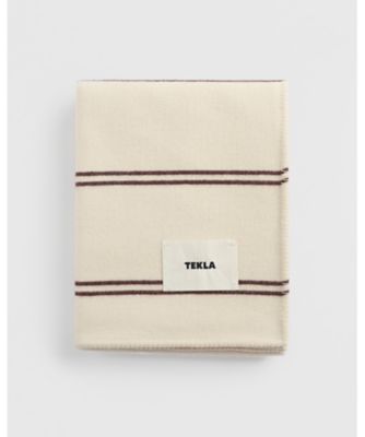 ＜TEKLA＞ブランケット　Ｒｕｃｋ　Ｓｔｒｉｐｅｓ