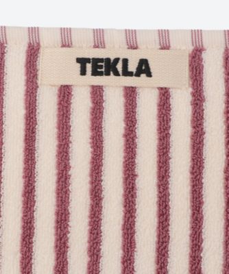 【在庫売り切りのためまとめ割可】 TEKLA テクラ ゲストタオル 2枚セット TEKLA（テクラ）【ゲストタオル】クリアブルーストライプ｜ゲスト