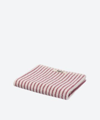＜TEKLA＞ハンドタオル　５０×９０ｃｍ　Ｒｉｐｐｌｅ　Ｓｔｒｉｐｅｓ