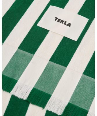 ビーチタオル Green Deck Stripes | TEKLA/テクラ