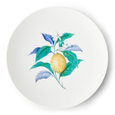 ＜畑萬陶苑＞Ｒｅｓｔａｕｒａｎｔ　ＭＡＩＳＯＮ　（Ｐａｒｉｓ）Ｌｅｍｏｎ　Φ２９ｃｍ　Ｐｌａｔｅ