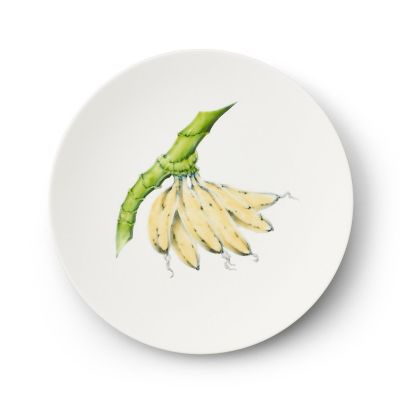 ＜畑萬陶苑＞Ｒｅｓｔａｕｒａｎｔ　ＭＡＩＳＯＮ　（Ｐａｒｉｓ）Ｂａｎａｎａ　Φ２３．５ｃｍ　Ｐｌａｔｅ