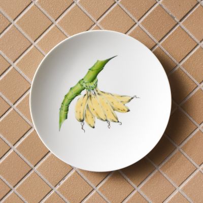 Ｒｅｓｔａｕｒａｎｔ　ＭＡＩＳＯＮ　（Ｐａｒｉｓ）Ｂａｎａｎａ　Φ２３．５ｃｍ　Ｐｌａｔｅ