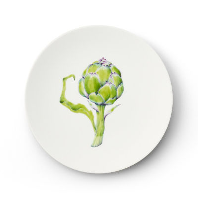 ＜畑萬陶苑＞Ｒｅｓｔａｕｒａｎｔ　ＭＡＩＳＯＮ　（Ｐａｒｉｓ）Ａｒｔｉｃｈｏｋｅ　Φ２３．５ｃｍ　Ｐｌａｔｅ