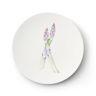 畑萬陶苑/ハタマントウエン Ｒｅｓｔａｕｒａｎｔ　ＭＡＩＳＯＮ　（Ｐａｒｉｓ）Ａｓｐａｒａｇｕｓ　Φ２３．５ｃｍ　Ｐｌａｔｅ　
