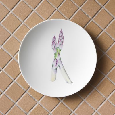 Ｒｅｓｔａｕｒａｎｔ　ＭＡＩＳＯＮ　（Ｐａｒｉｓ）Ａｓｐａｒａｇｕｓ　Φ２３．５ｃｍ　Ｐｌａｔｅ　