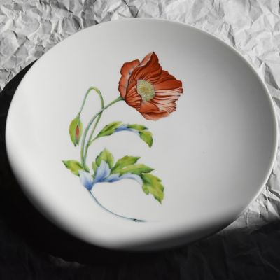 Ｒｅｓｔａｕｒａｎｔ　ＭＡＩＳＯＮ　（Ｐａｒｉｓ）Ｓｈｉｒｌｅｙ　ｐｏｐｐｙ　Φ２３．５ｃｍ　Ｐｌａｔｅ　