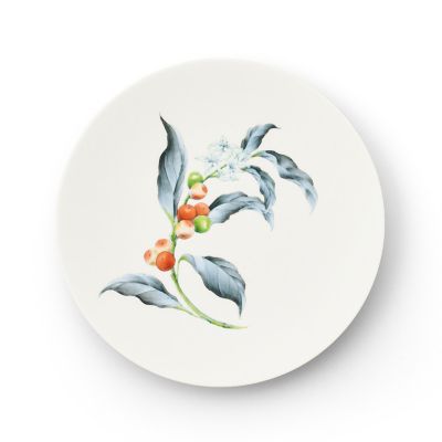 畑萬陶苑/ハタマントウエン Ｒｅｓｔａｕｒａｎｔ　ＭＡＩＳＯＮ　（Ｐａｒｉｓ）Ｃｏｆｆｅｅ　Ｃｈｅｒｒｙ　Φ２３．５ｃｍ　Ｐｌａｔｅ