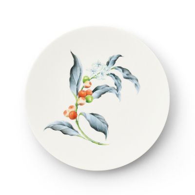 ＜畑萬陶苑＞Ｒｅｓｔａｕｒａｎｔ　ＭＡＩＳＯＮ　（Ｐａｒｉｓ）Ｃｏｆｆｅｅ　Ｃｈｅｒｒｙ　Φ２３．５ｃｍ　Ｐｌａｔｅ