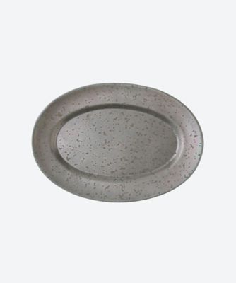 ＜ONE KILN＞ＯＶＡＬ　ＰＬＡＴＥ　（ａｓｈ）