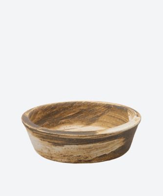 ＜田宮 亜紀＞グラタン皿（炭化刷毛目）中