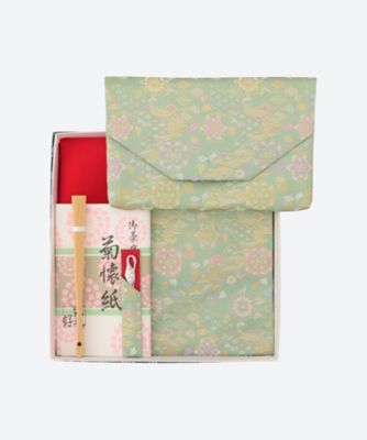 オリジナルお稽古セット　道長裂に唐花（女性用）