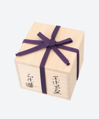 ＜川嵜和楽＞黒楽茶碗 角印