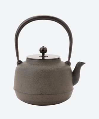 鉄瓶 丸山水地紋10号 菊地 政光 菊池 政光作 茶道具