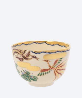 茶道具 茶碗 色絵 鳳凰 桐 今岡都 京焼 新品未使用