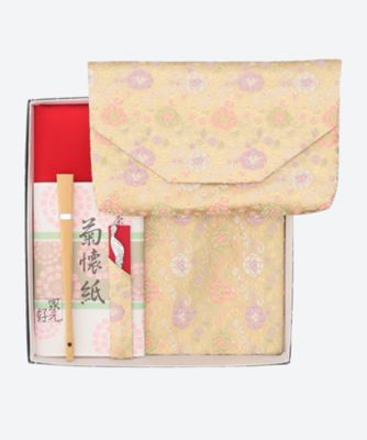 茶道具/チャドウグ オリジナルお稽古セット　小牡丹唐草（女性用）