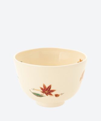 茶道具　福本未来　色絵『吹寄せ』茶碗 茶道具福本未来色絵『吹寄せ』茶碗