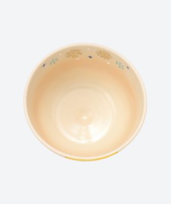 色絵　サンタと赤ハナのトナカイ　茶碗