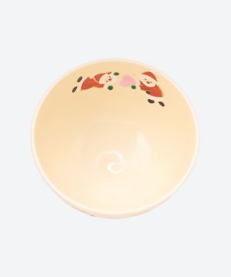 色絵　サンタの音楽隊　茶碗