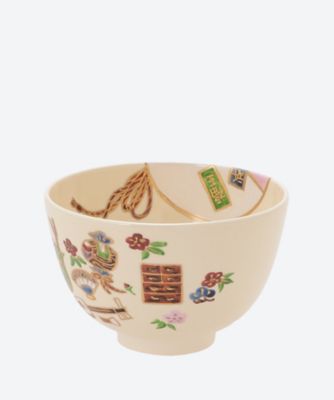 色絵　福玉　茶碗