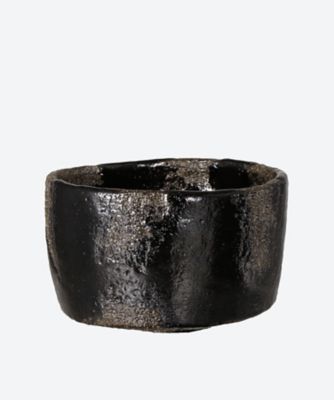 ＜佐々木昭楽＞光悦写　七里　黒茶碗