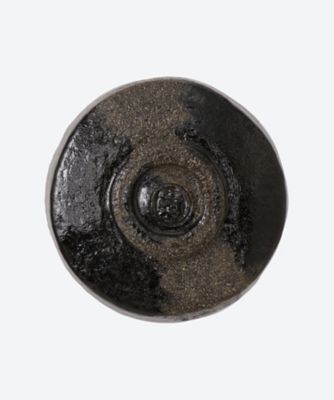 光悦写　七里　黒茶碗