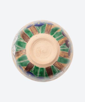金泥　菖蒲　茶碗