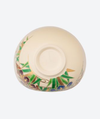 色絵　八橋　茶碗