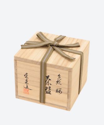 色絵　桜　茶碗
