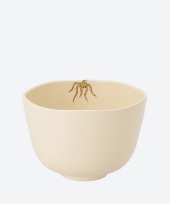 色絵　兜　茶碗
