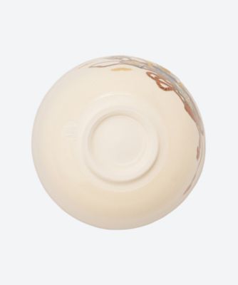 色絵　兜　茶碗
