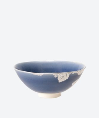青釉　金銀彩　紫陽花　茶碗