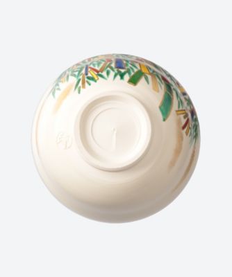 色絵　七夕　茶碗