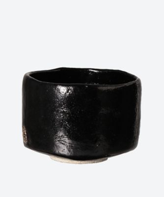 慶入写　大空　黒茶碗