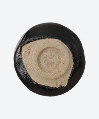 慶入写　大空　黒茶碗