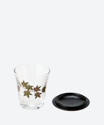 青楓蒔絵　硝子茶器