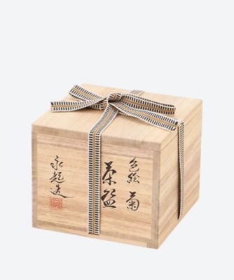色絵　菊　茶碗