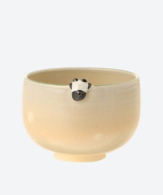 色絵　パンダ　茶碗
