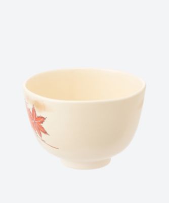 仁清　紅葉　茶碗